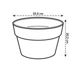 loft urban schale 35cm ocker